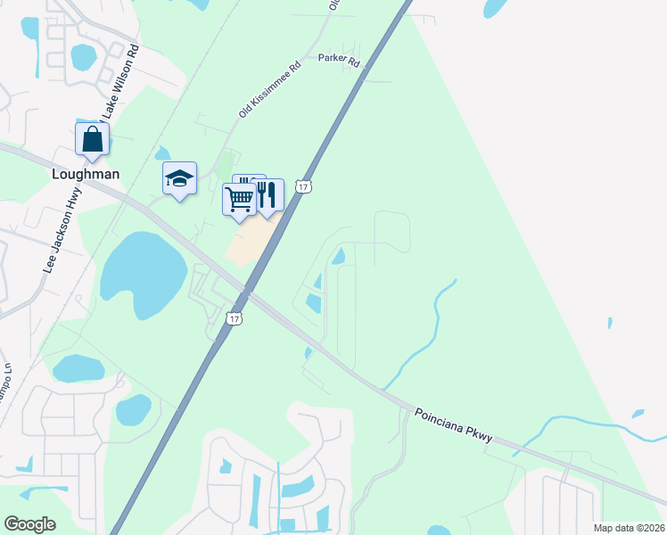 map of restaurants, bars, coffee shops, grocery stores, and more near 932 Boca Vista Court in Davenport