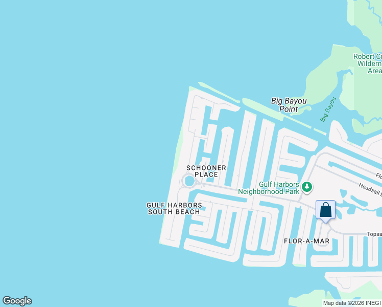 map of restaurants, bars, coffee shops, grocery stores, and more near 5411 Westshore Drive in New Port Richey