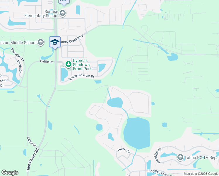 map of restaurants, bars, coffee shops, grocery stores, and more near 4432 Desert Rose Avenue in Kissimmee