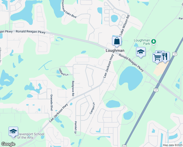 map of restaurants, bars, coffee shops, grocery stores, and more near 824 Wildflower Road in Davenport