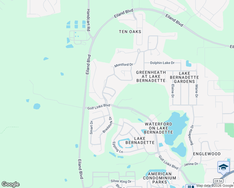 map of restaurants, bars, coffee shops, grocery stores, and more near 5605 South Sparrow Hawk Court in Zephyrhills