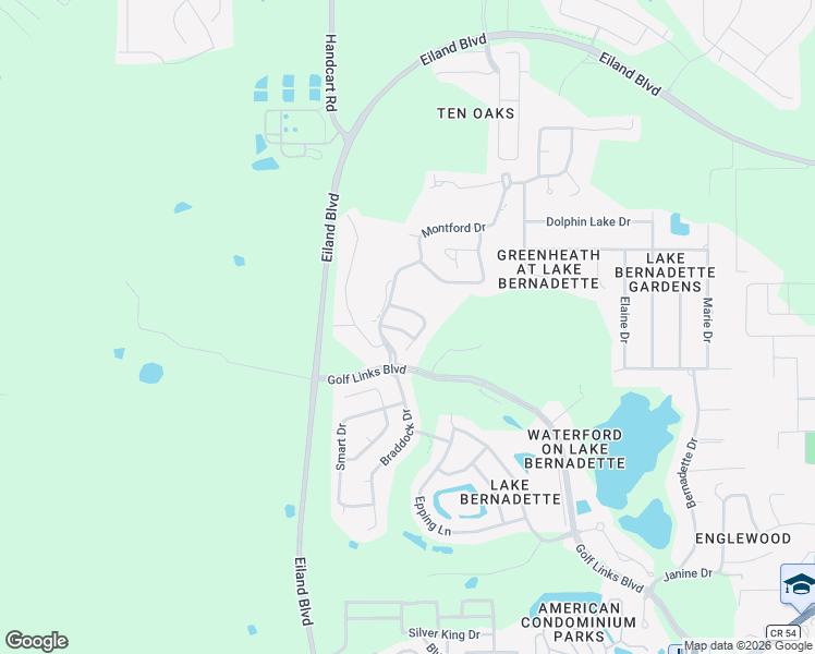 map of restaurants, bars, coffee shops, grocery stores, and more near 34703 Birchmont Lane in Zephyrhills