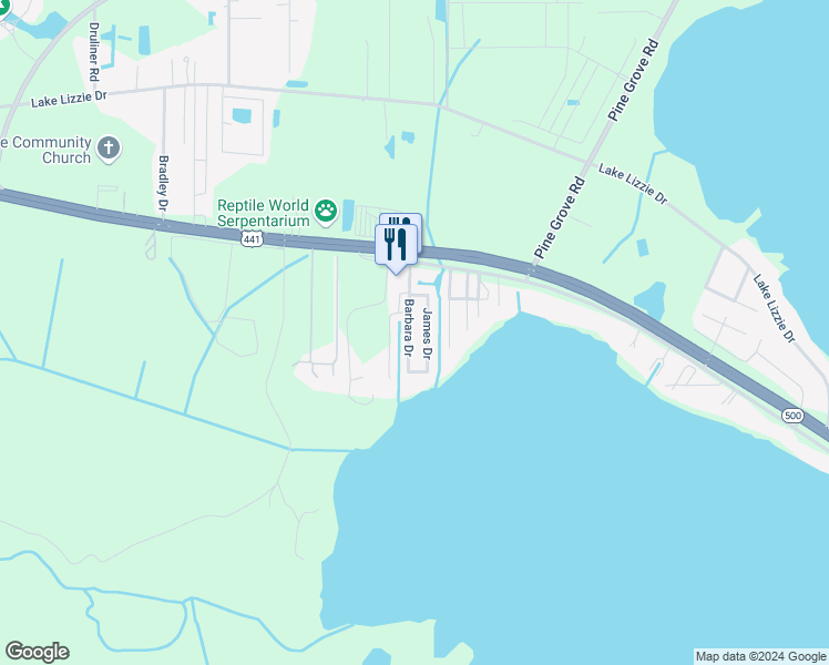 map of restaurants, bars, coffee shops, grocery stores, and more near 2215 Barbara Drive in St. Cloud