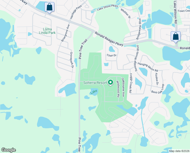 map of restaurants, bars, coffee shops, grocery stores, and more near 4204 Oak Tree Drive in Davenport