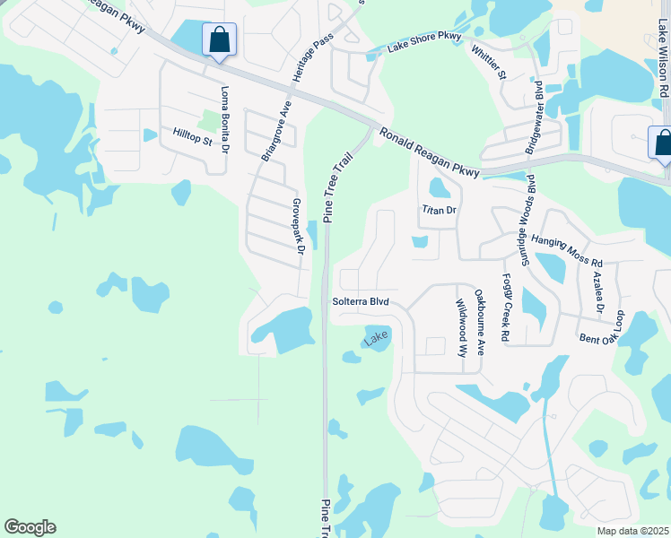 map of restaurants, bars, coffee shops, grocery stores, and more near 4047 Oakrise Loop in Davenport