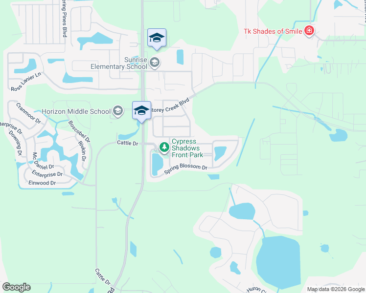 map of restaurants, bars, coffee shops, grocery stores, and more near 1 Hidden Meadow Drive in Kissimmee