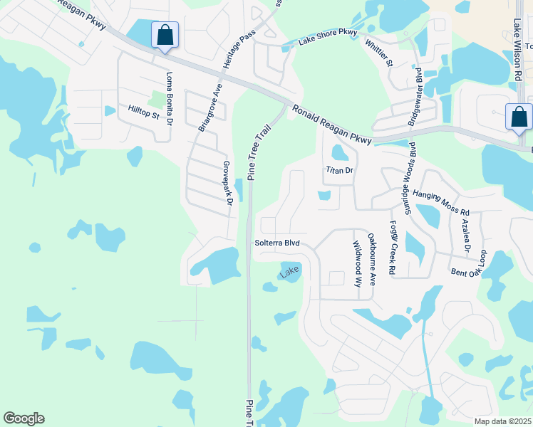map of restaurants, bars, coffee shops, grocery stores, and more near 4047 Oakrise Loop in Davenport