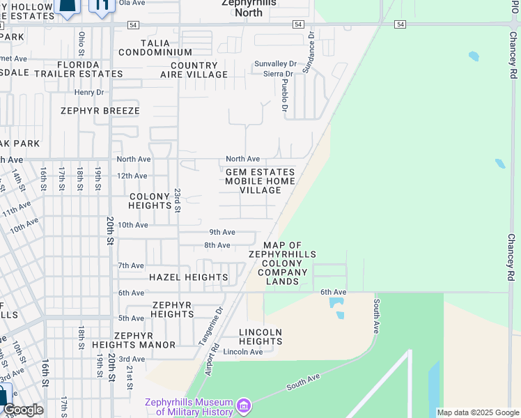 map of restaurants, bars, coffee shops, grocery stores, and more near 39532 Dundee Road in Zephyrhills