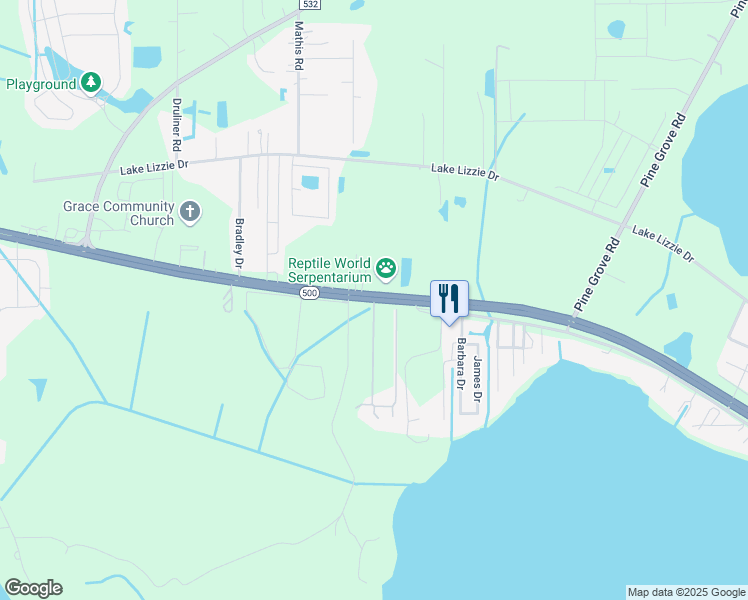map of restaurants, bars, coffee shops, grocery stores, and more near 5700 East Irlo Bronson Memorial Highway in Saint Cloud
