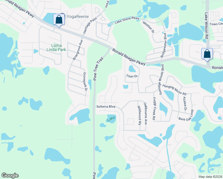 map of restaurants, bars, coffee shops, grocery stores, and more near 4072 Oak Tree Drive in Davenport