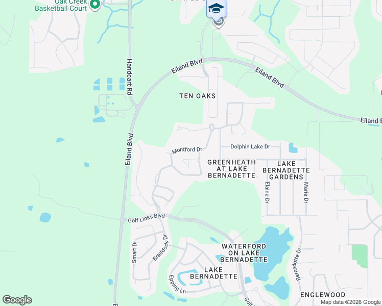 map of restaurants, bars, coffee shops, grocery stores, and more near 5914 Montford Drive in Zephyrhills