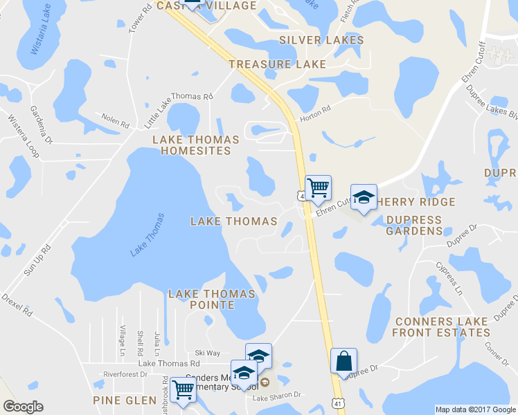 map of restaurants, bars, coffee shops, grocery stores, and more near 21314 Marsh Hawk Drive in Land O' Lakes