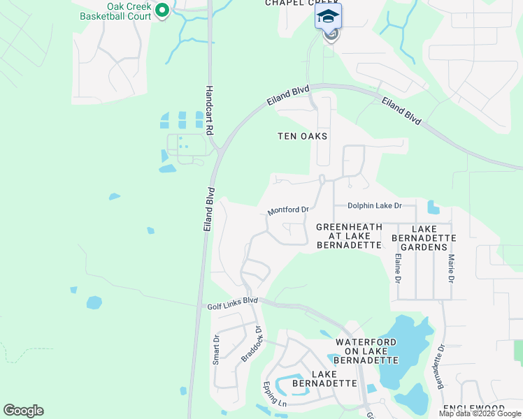 map of restaurants, bars, coffee shops, grocery stores, and more near 5824 Montford Drive in Zephyrhills