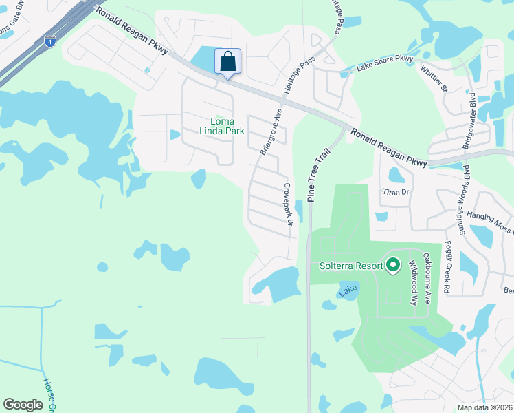 map of restaurants, bars, coffee shops, grocery stores, and more near 118 Pin Oak Place in Davenport