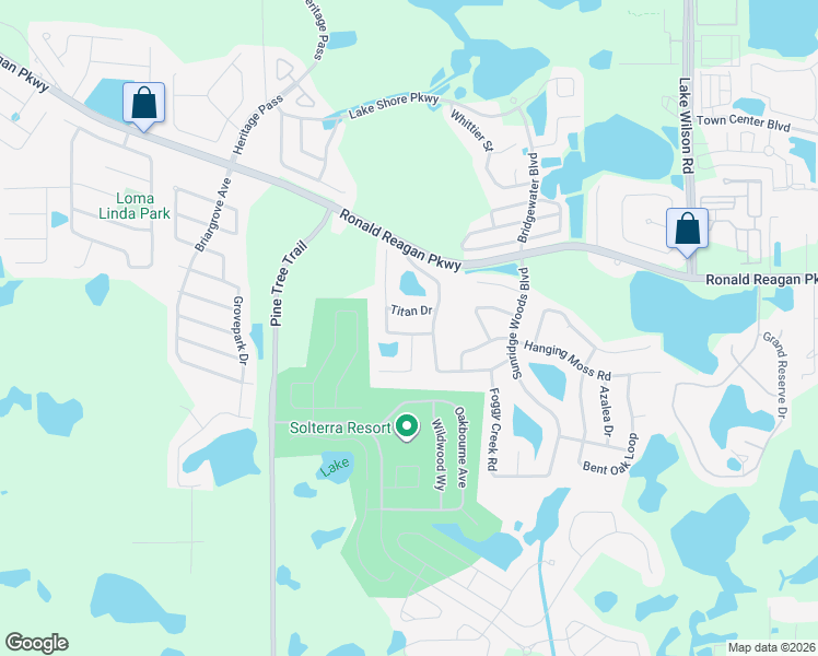 map of restaurants, bars, coffee shops, grocery stores, and more near 206 Wild Forrest Drive in Davenport