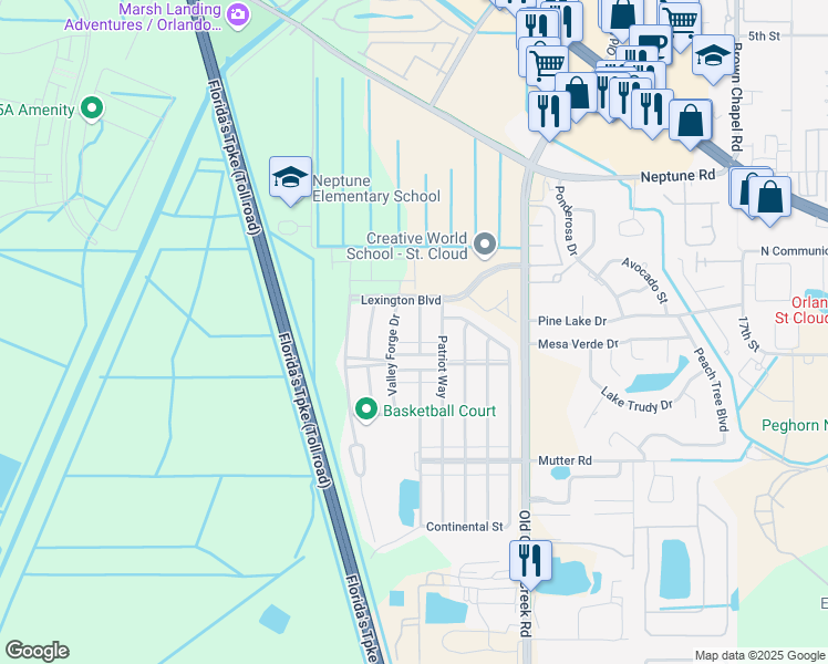map of restaurants, bars, coffee shops, grocery stores, and more near 1860 Centennial Avenue in Saint Cloud
