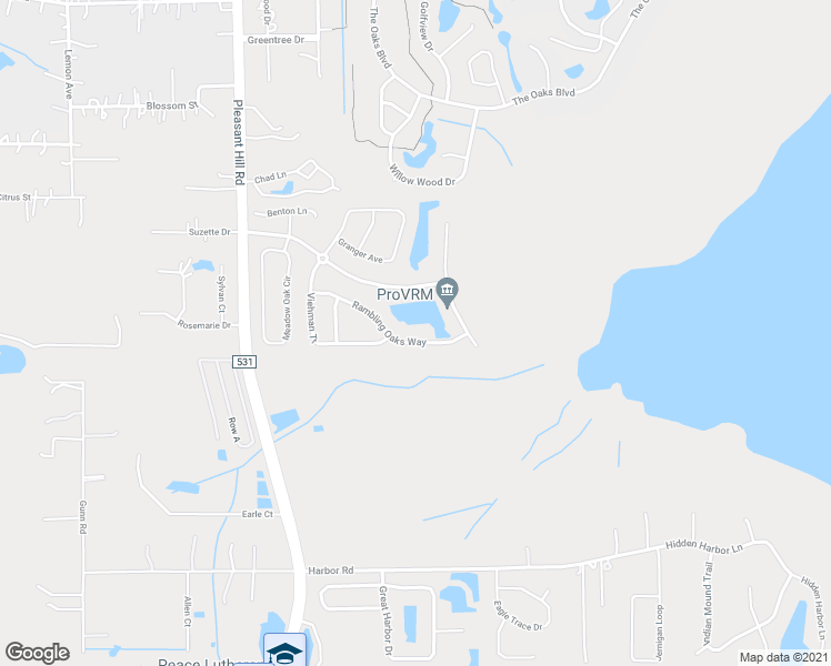 map of restaurants, bars, coffee shops, grocery stores, and more near 2275 Rambling Oaks Way in Kissimmee