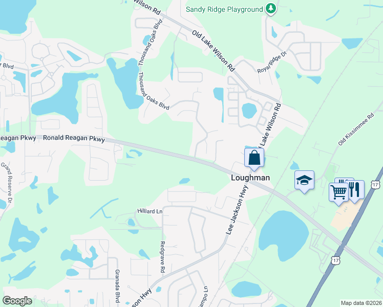map of restaurants, bars, coffee shops, grocery stores, and more near 101 Thousand Oaks Boulevard in Davenport