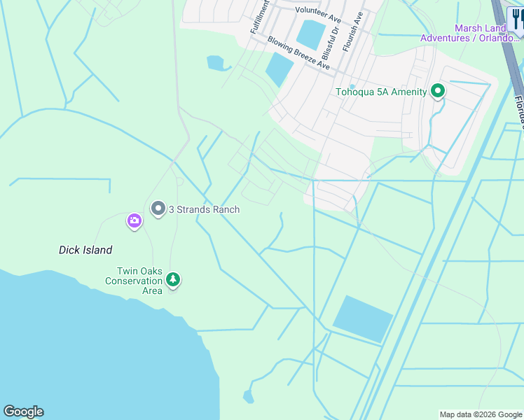 map of restaurants, bars, coffee shops, grocery stores, and more near 2165 Macy Island Road in Kissimmee
