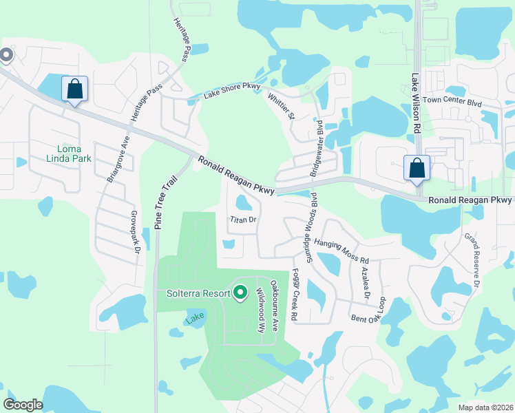 map of restaurants, bars, coffee shops, grocery stores, and more near 133 Meadow Green Drive in Davenport