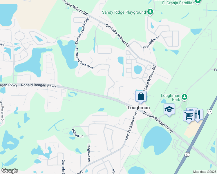 map of restaurants, bars, coffee shops, grocery stores, and more near 151 Thousand Oaks Boulevard in Davenport