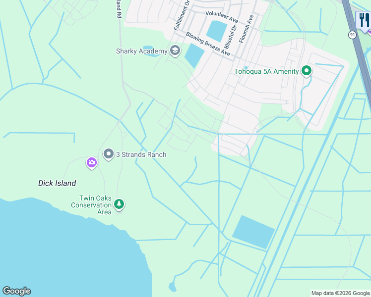 map of restaurants, bars, coffee shops, grocery stores, and more near 2165 Macy Island Road in Kissimmee
