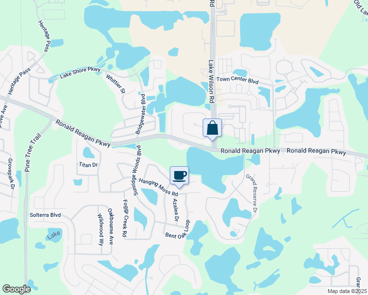 map of restaurants, bars, coffee shops, grocery stores, and more near 111 Robbins Rest Place in Davenport