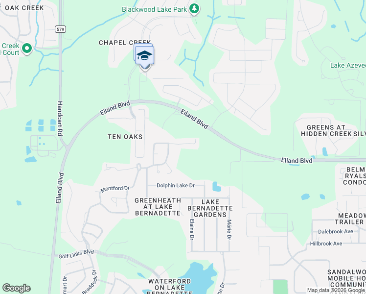 map of restaurants, bars, coffee shops, grocery stores, and more near 35148 Meadow Reach Drive in Zephyrhills