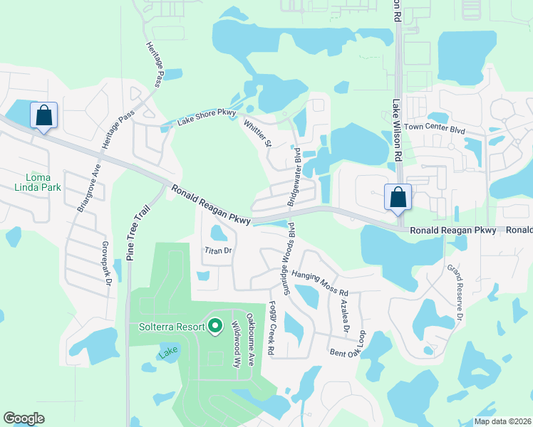 map of restaurants, bars, coffee shops, grocery stores, and more near 448 Hollinghead Loop in Davenport