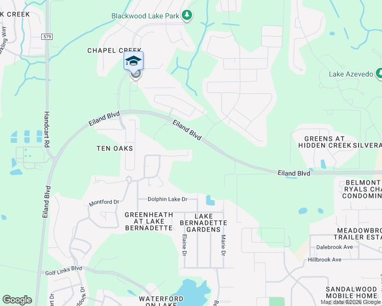 map of restaurants, bars, coffee shops, grocery stores, and more near 35240 Meadow Reach Drive in Zephyrhills