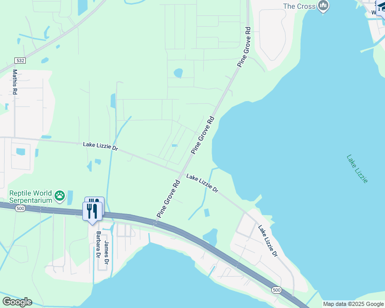 map of restaurants, bars, coffee shops, grocery stores, and more near 2028 Pine Grove Road in St. Cloud