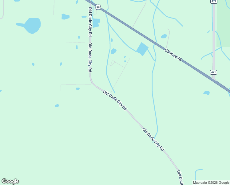 map of restaurants, bars, coffee shops, grocery stores, and more near 13551 Old Dade City Road in Kathleen