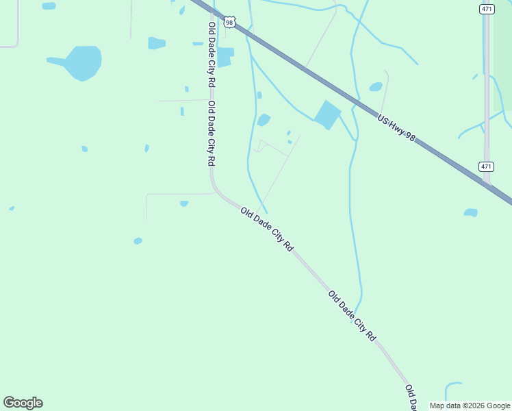 map of restaurants, bars, coffee shops, grocery stores, and more near 13551 Old Dade City Road in Kathleen