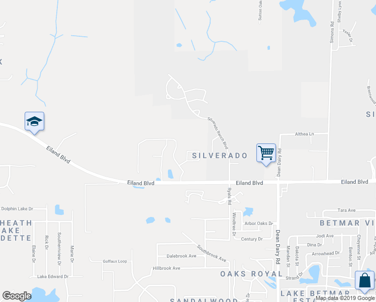 map of restaurants, bars, coffee shops, grocery stores, and more near 36019 Laguna Hills Circle in Zephyrhills