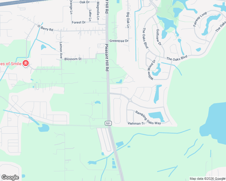 map of restaurants, bars, coffee shops, grocery stores, and more near 2930 Benton Lane in Kissimmee
