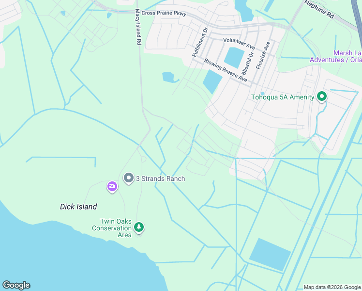 map of restaurants, bars, coffee shops, grocery stores, and more near 1850 Breezewood Street in Kissimmee