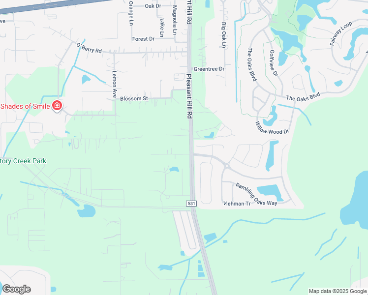 map of restaurants, bars, coffee shops, grocery stores, and more near 1968 Pleasant Hill Road in Kissimmee