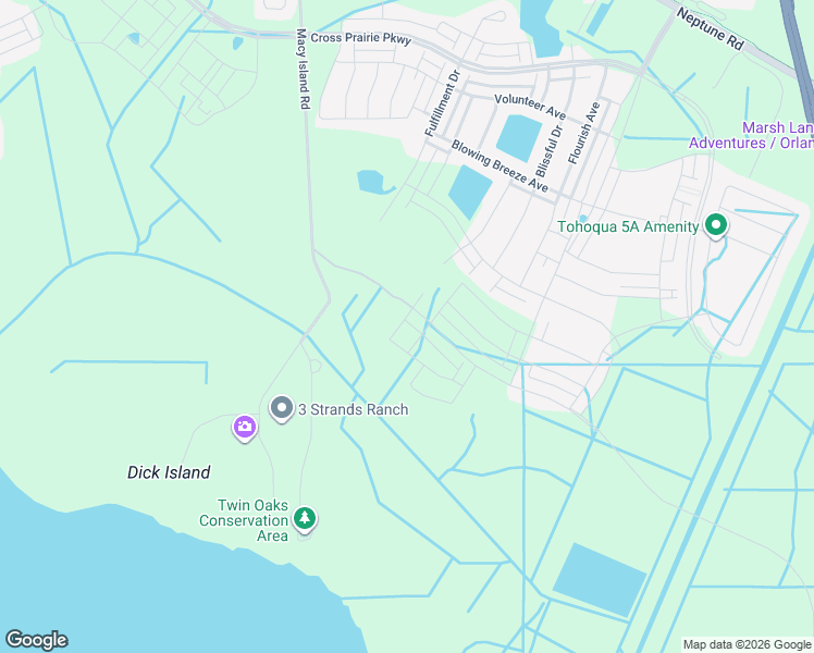 map of restaurants, bars, coffee shops, grocery stores, and more near 1850 Breezewood Street in Kissimmee