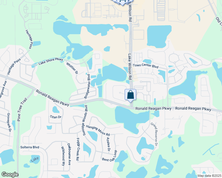 map of restaurants, bars, coffee shops, grocery stores, and more near 324 Robins Rest Circle in Davenport