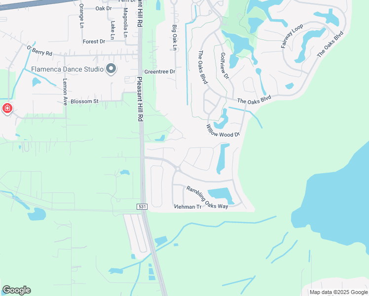 map of restaurants, bars, coffee shops, grocery stores, and more near 2173 Granger Avenue in Kissimmee