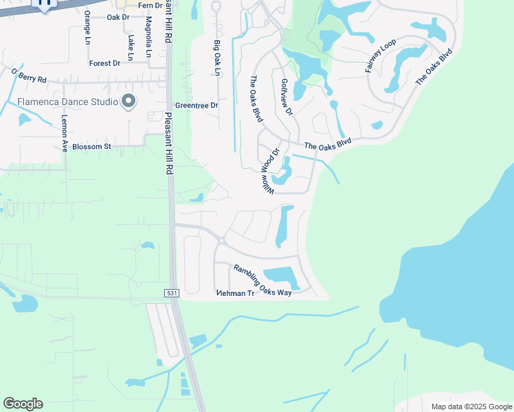 map of restaurants, bars, coffee shops, grocery stores, and more near 2191 Granger Avenue in Kissimmee