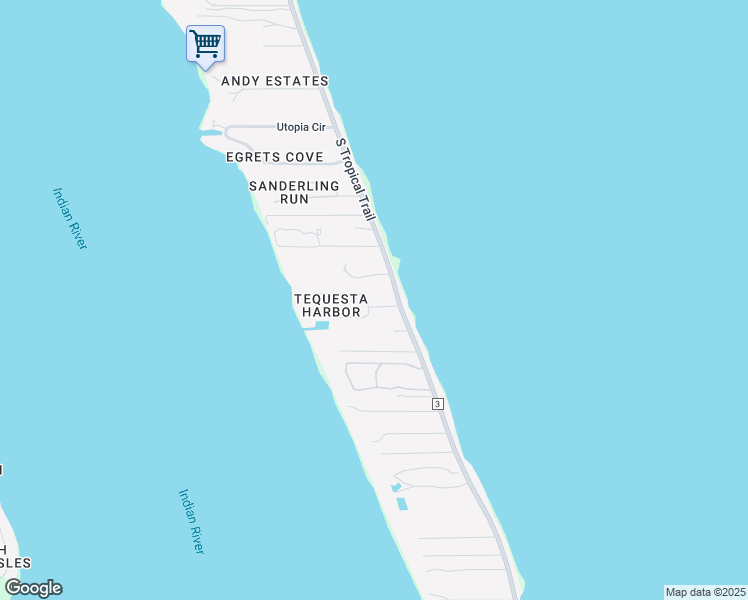 map of restaurants, bars, coffee shops, grocery stores, and more near 108 Tequesta Harbor Drive in Merritt Island
