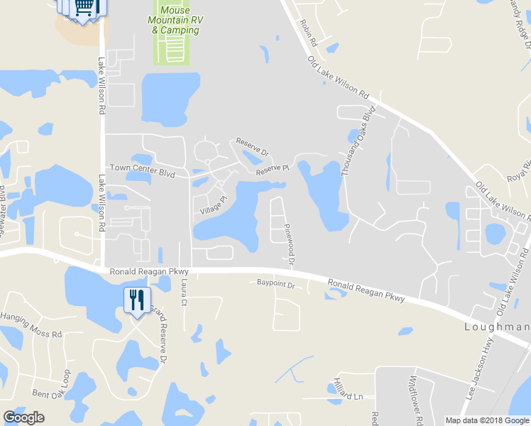 map of restaurants, bars, coffee shops, grocery stores, and more near 652 Pinewood Drive in Davenport