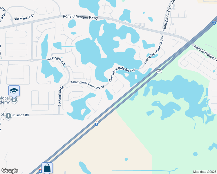 map of restaurants, bars, coffee shops, grocery stores, and more near 202 Captiva Drive in Davenport
