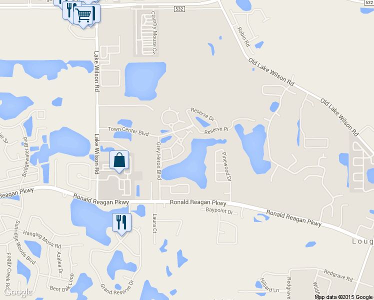 map of restaurants, bars, coffee shops, grocery stores, and more near 313 Village Place in Davenport
