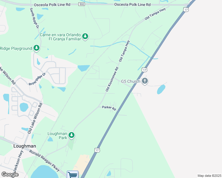 map of restaurants, bars, coffee shops, grocery stores, and more near 104 Center Street in Loughman