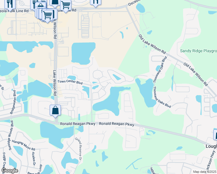 map of restaurants, bars, coffee shops, grocery stores, and more near 234 Village Court in Davenport