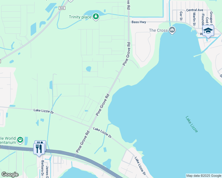 map of restaurants, bars, coffee shops, grocery stores, and more near 1859 Pine Grove Road in St. Cloud