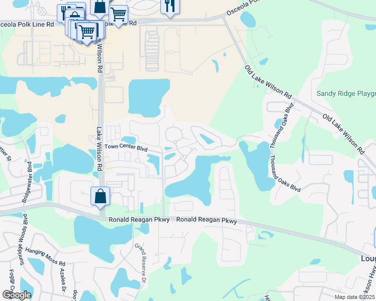 map of restaurants, bars, coffee shops, grocery stores, and more near 126 Village Court in Davenport