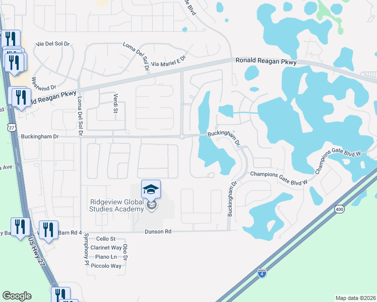 map of restaurants, bars, coffee shops, grocery stores, and more near 133 Windsor Place in Davenport